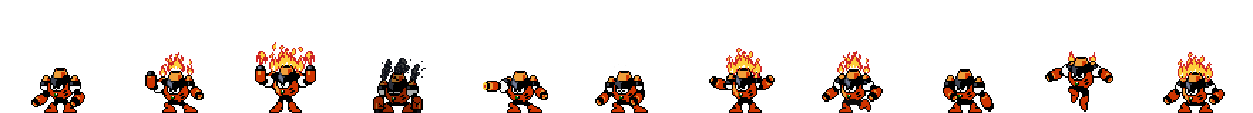 Magma Man (Weapon Alt) | Base Sprite Left