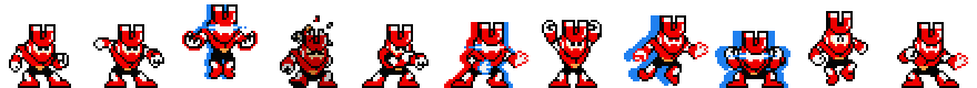 Magnet Man | Base Sprite Right