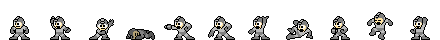 Mega Man (Cutter Core) | Base Sprite Left
