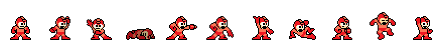 Mega Man (Flame Core) | Base Sprite Right
