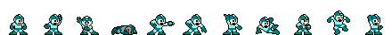 Mega Man (Freeze Core) | Base Sprite Right