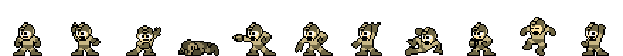 Mega Man (Impact Core) | Base Sprite Left