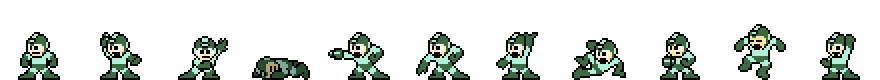 Mega Man (Shield Core) | Base Sprite Left