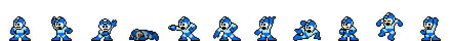 Mega Man (Water Core) | Base Sprite Left