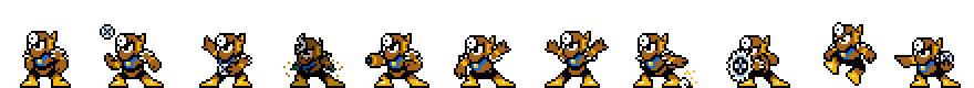 Metal Man (Weapon Alt) | Base Sprite Left