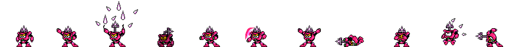 Needle Man (Magenta Alt) | Base Sprite Left