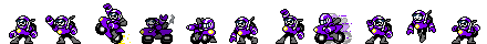 Nitro Man (Violet Alt) | Base Sprite Left