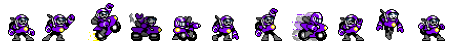 Nitro Man (Violet Alt) | Base Sprite Right