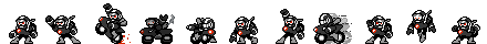 Nitro Man (Darkness Alt) | Base Sprite Left
