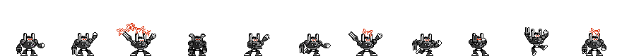 Plug Man (Darkness Alt) | Base Sprite Right