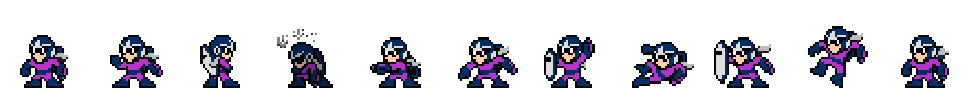 Proto Man DS | Base Sprite Left