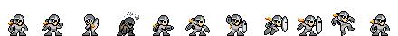 Proto Man (Cutter Core) | Base Sprite Right