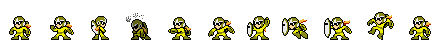 Proto Man (Electric Core) | Base Sprite Left