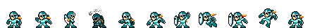 Proto Man (Freeze Core) | Base Sprite Left