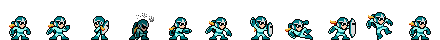 Proto Man (Freeze Core) | Base Sprite Right