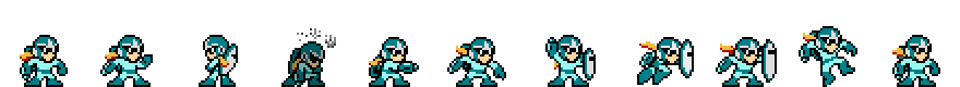 Proto Man (Freeze Core) | Base Sprite Right