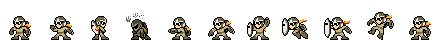 Proto Man (Impact Core) | Base Sprite Left
