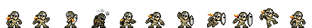 Proto Man (Impact Core) | Base Sprite Right