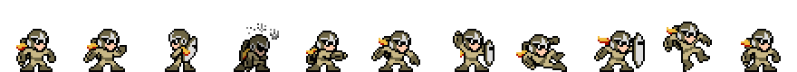 Proto Man (Impact Core) | Base Sprite Right