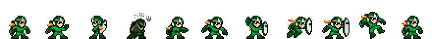 Proto Man (Nature Core) | Base Sprite Right