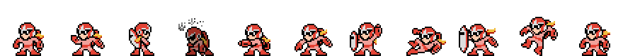 Proto Man (Swift Core) | Base Sprite Left