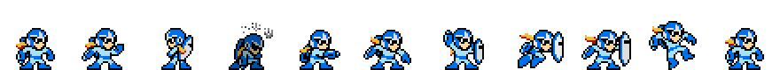 Proto Man (Water Core) | Base Sprite Right