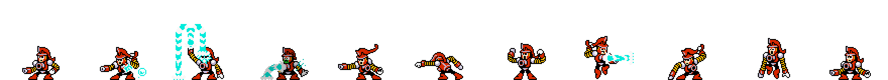 Pump Man (Scalding Alt) | Base Sprite Left
