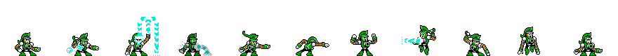 Pump Man (Sewer Alt) | Base Sprite Right