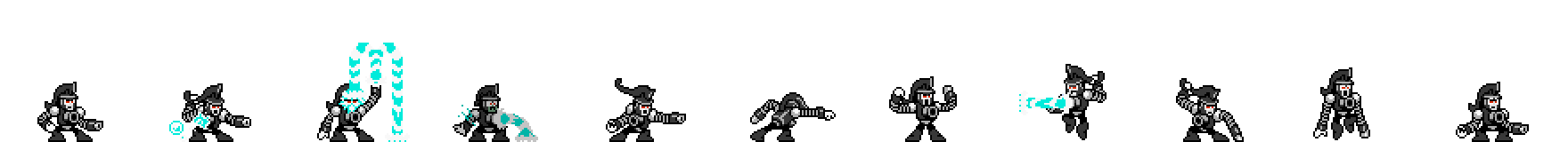 Pump Man (Darkness Alt) | Base Sprite Right