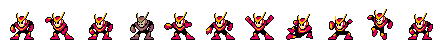 Quick Man (Prototype Alt) | Base Sprite Left