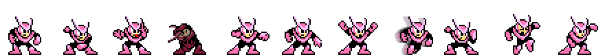 Quick Man (Weapon Alt) | Base Sprite Right