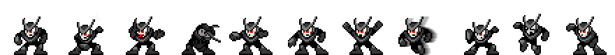Quick Man (Darkness Alt) | Base Sprite Left
