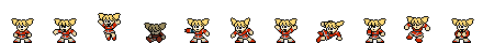 Cute Dress Rhythm (Blues Alt) | Base Sprite Left