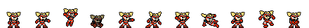 Mobile Suit Rhythm (Blues Alt) | Base Sprite Right