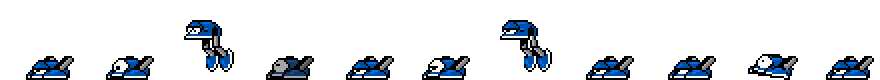 Ribbitron (2nd Gen) | Base Sprite Left
