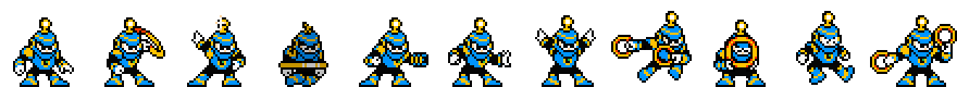Ring Man (Blue Alt) | Base Sprite Right