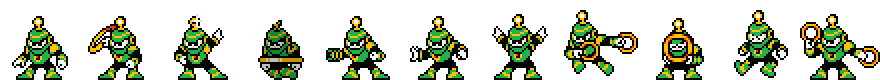 Ring Man (Green Alt) | Base Sprite Left