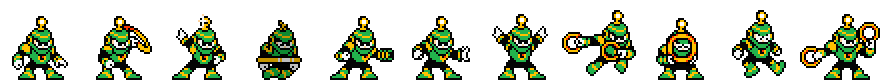 Ring Man (Green Alt) | Base Sprite Right