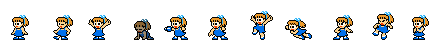 Roll (Mega Alt) | Base Sprite Left