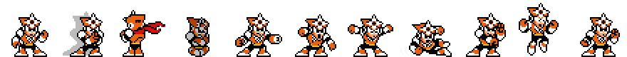 Shadow Man (Orange Alt) | Base Sprite Right