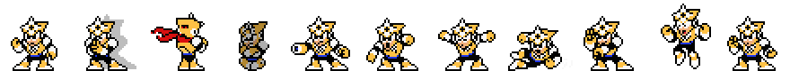 Shadow Man (Electric Shadow Alt) | Base Sprite Left