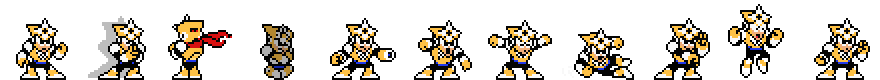 Shadow Man (Electric Shadow Alt) | Base Sprite Right