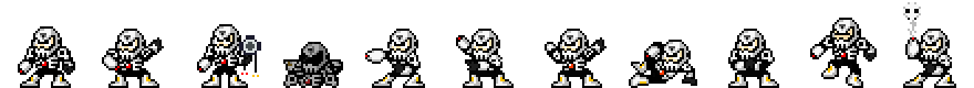 Skull Man | Base Sprite Left