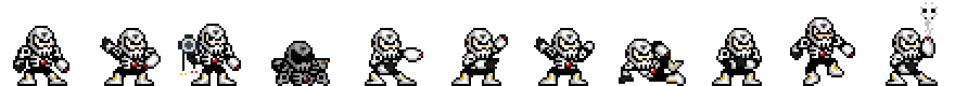 Skull Man | Base Sprite Right