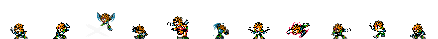 Slash Man | Base Sprite Left