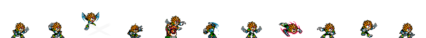 Slash Man | Base Sprite Right