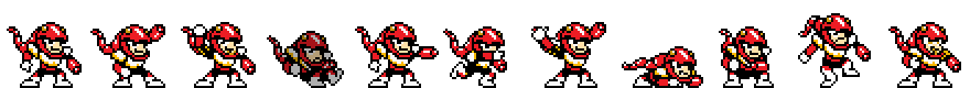 Snake Man (Crimson Alt) | Base Sprite Right