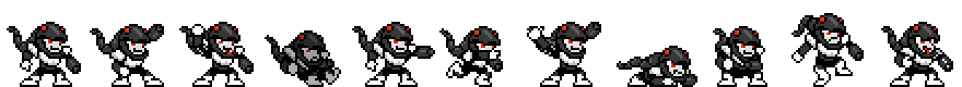 Snake Man (Darkness Alt) | Base Sprite Right