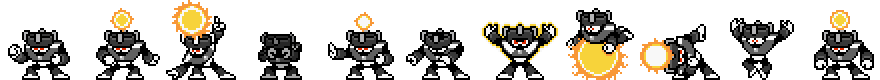 Solar Man (Darkness Alt) | Base Sprite Left