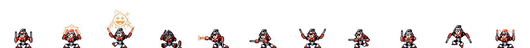Spark Man | Base Sprite Left